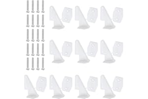 HobbyPark Nylon Control Horns W13×L18×H25mm T-Style with 4 Adjustment Positions and Screws for RC Plane Scale Models Accessories (Set of 10) (with Screws M2x14mm)