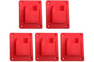 Namvo Lot de 5 Supports d'outils pour perceuse Dewalt 20 V 12 V pour Porte-Outils Milwaukee M18 (Rouge)