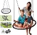 Produktbild Happy People Nest Netzschaukel mit Netzsitzfläche, bis 100kg belastbar, 100 cm Ø // Nestschaukel Tellerschaukel Rundschaukel Schaukel bis 100 kg