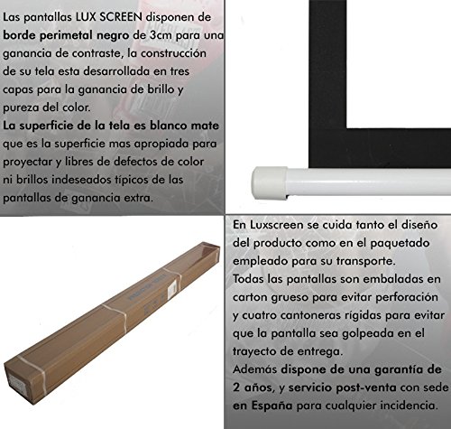 Ganga Pantalla de proyeccion electrica de 120" 16:9 Revisión