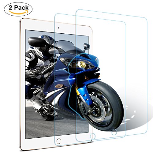 2 Pack iPad Pro 10,5 Schutzfolie, YONTEX Gehärtetes Panzerglas Folie Displayschutzfolie Glas Screen Protector für Apple iPad Pro 10,5" [Scratch-Resistant] [Bubble-Free Installation] (2017)