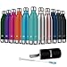 Price comparison product image Balhvit Water Bottle, BPA Free Stainless Steel Vacuum Insulated Water Bottles, Double Wall Hot & Cold Sports Drinks Bottle, Kids Thermos Flask with Brush & Cover for Cycling, Gym (750ML, Minzgrün)