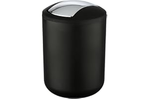 ‎WENKO Wenko Brasil Kosz kosmetyczny; Czarny; 2 L