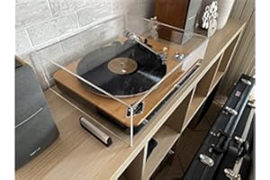 Cavinato acrylics - Coperchio copertura antipolvere per giradischi in PLEXIGLASS cm. 38x44x H. 15. Per House Of Marley Stir It Up, Clearaudio Concept e altre marche e modelli