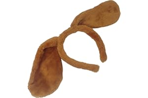 Topkids Accessories Dog Headband Dog Ears Puppy Ears Floppy Headband Animal World Book Day Fancy Dress Costume For Kids Adults (Brown Floppy Dog Ears)