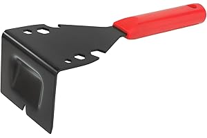 Twilight Garage Extracteur de garnitures, outil multifonction robuste pour enlever les planchers en bois, les plinthes, les boîtiers de porte, le carrelage, les clous (rouge)