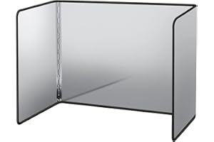 Tigerkinwit Protector Salpicaduras Cocina 3 Lados Protector contra Salpicaduras Antiadherente 102 x 30 cm Plegabl Protector de Aceite Estufa de Gas Accesorios Cocina para Cocinas a Gas y Sartén