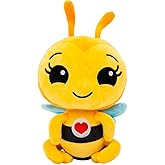 BANDAI Plim Plim - DX PL85016 30 cm Plush Toy - Interactive with Music, Phrases and Crunchy Wings, Sensory and Educational Fu