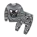 Produktbild Mädchen Kleidung Xinan Kinder Langarm Print Trainingsanzug + Hose Outfits Set (100, Grau)
