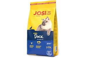 JosiCat Crispy Duck (1,9 kg) | sucha karma premium dla dorosłych kotów | karma dla kotów | Powered by JOSERA | 1 szt. w opakowaniu