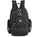 Abonnyc Nappy Backpacks Changing Bags Baby Travel Backpack Handbag Large Capacity Insulation Bag Fit Stroller (BlackDot)