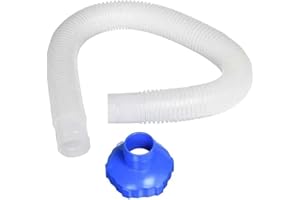 HAMON Above Ground Pool Skimmer Hose, 2 Pieces Inlet Diameter Above Ground Pool Skimmer Hose and Adapter Above Ground Pool Skimmer and Hose Replacement Hose Adapter Kit