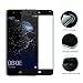 Produktbild Panzerglas Huawei P10 Lite Displayschutzfolie Rahmen Guard Anti Shatter Anti Fingerabdruck Full Cover Panzerglasfolie für Huawei P10 Lite Keine Blasen-Schwarz