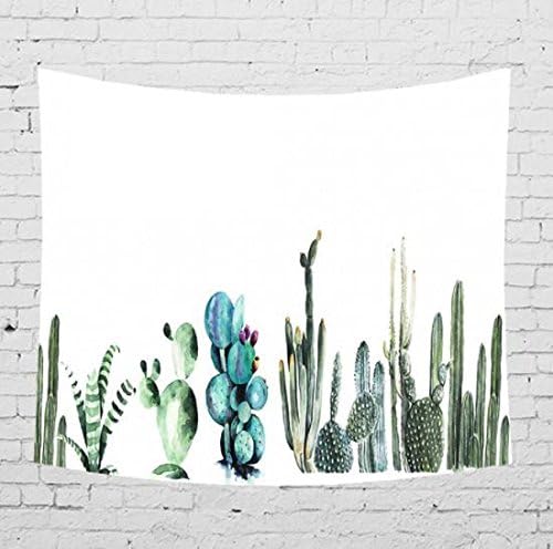 YULXS Wall-mounted beach towel cushion ，Home Decorative Background Wall Hanging Polyester Tapestry For Dormitory living room decoration painting(5 styles) - Cactus pattern, style 3, 200*150
