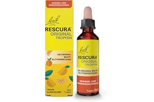 ‎BACH RESCURA RESCURA Bachblüten Tropfen alkoholfrei Orange-Mango, 20ml I Bachblütenmischung für den Tag I ehemals Rescue das Original