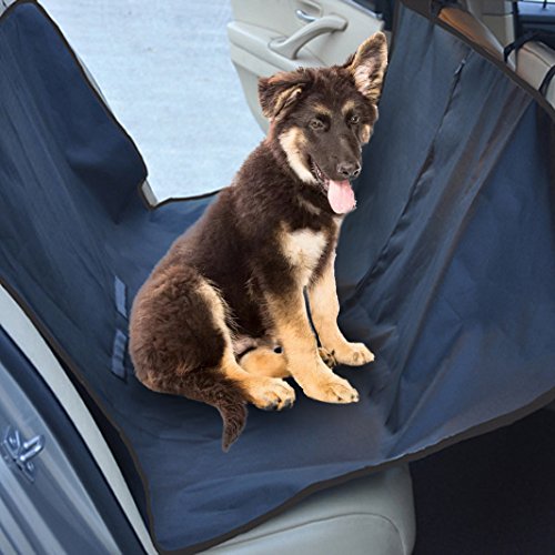 Preisvergleich Produktbild VANWALK Autodecken Hunde Schondecken, wasserdicht Hundedecke für Auto Rücksitz, Couch, Sofas, Sessel, Tische, Kofferraum, 165x145cm Schwarz