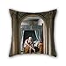 Produktbild beautifulseason 50,8 x 50,8 cm/50 von 50 cm Ölgemälde Jan Steen – Frau Sie an, WC-Valentine Day Kissen deckt sowohl Seiten ist für BF Sitz Jungen Gril Freund Teens Mädchen Weihnachten