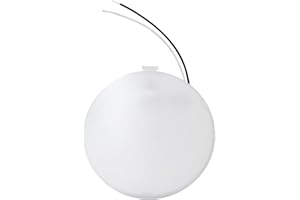 lighteu, 12 V, 5 W (12 x 12 x 1,7 cm), super lekka lampa sufitowa LED z przełącznikiem do łodzi, jachtu i przyczep kempingowych