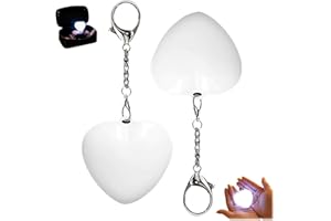 GENERIC Love Wallet Tote Bag Touch Sensing Light, Touch Sensor Purse Light, 2PCS Rechargeable LED Automatic Glow Lights, Heart Shape Handbag Lights for Women (Wihte 2pcs)