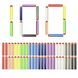 NextX Nachfüll bullet Darts für NERF Pistolen, kompatibel mit NERF N-Strike Blaster Serie Pistole, CS-35, H34069, A0709, A0710, A0711, A0712, A0713, A0714, A0715, A3844 A4492, etc. und die Major Brand of Soft Bombe Pistole, die gleiche Größe Darts verwenden.
