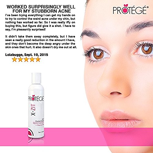 Natürliche Aknebehandlungscreme – X-ZIT – X Out Akne Behandlung für Erwachsene und Teenager + Bekommen Sie ein reines Gesicht + Kontrollieren Sie Pickelbildung auf natürliche Art mit dieser Akne Creme (60 ml) - 4