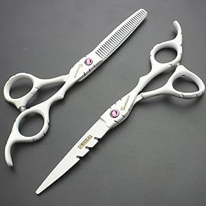 6 inch Japan 440c Sharp Professional Hairdressing Scissors 17.5 Hairdresser Hair Cutting and Hair thinning Dedicated… - Image 7
