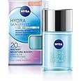 NIVEA Hydra Skin Effect Hyaluronic Acid Serum (100ml), Light Weighted Face Serum Provides Intense 72H Hydration for Plumped Up and Glowing Skin. 20 Sec. Rapid Absorption
