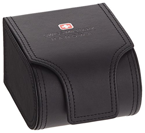 Swiss Military Men's Quartz Watch with Beige Dial Chronograph Display and Brown Leather Strap 6-4224.30.002