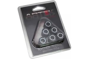 Galet rouleau de variateur Artek pour Scooter Peugeot 125 Satelis 2004 à 2020 20x17 11.5Grs Neuf