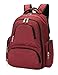 Produktbild iSuperb Wickeltaschen Wickeltasche Rucksäcke Baby Backpack Diaper Bag Wasserdicht (Weinrot)