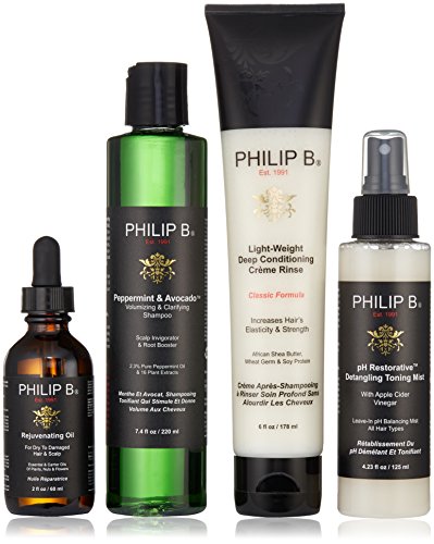 Philip B cuatro paso Cabello & Cuero cabelludo Tratamiento Set