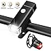 Produktbild LED Fahrradbeleuchtung Set, Gifort USB Wasserdicht Wiederaufladbare CREE LED Fahrradlicht Set, Fahrradlampe Set inkl, LED Frontlichter Frontlich und Rücklicht mit abnehmbarer Schnalle und Rücklicht