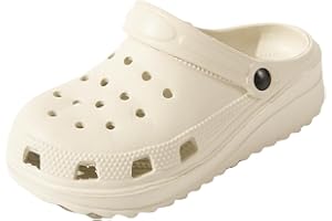 R-ISLAND Sabots à plateforme pour femme, adulte, fabriqués en EVA, légers, parfaits pour la plage, la maison, l'extérieur et l'intérieur.