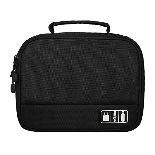 Preisvergleich Produktbild iRegro Elektronik Zubehör Tasche, Kabeltasche Aufbewahrungstasche, Aufbewahrungstasche Mehrfachfunktion Kabel Organiser Tasche