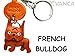 Produktbild [Handmade made in Japan, new, craftsman] [VANCA present leather keychains French Bulldog anywhere demo doggy (japan import)