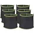 LATERN 6 Pack 5 Gallons Plant Growing Bags, Nonwoven Fabric Breathable Grow Bags Heavy Duty Thickened Root Aeration Garden Pots Container with Straps Handles, for Flowers Vegetables