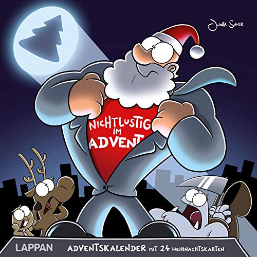 Nichtlustig im Advent: 24 Cartoon-Weihnachtskarten!