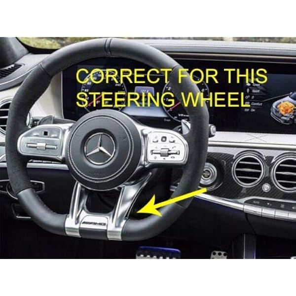 Amg Mercedes Lenk Rad Einsatz W205 W222 W177 C257 Amazon De Auto Motorrad