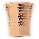 DEDE Copper - CC Serisi (15oz) - El Yapımı S&uuml;per Ağır İ&ccedil;ecek Bardağı veya Servis Soğuk İ&ccedil;ecekler ve Kokteyl Kupası, İ&ccedil;i Kalay