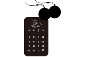 Clavier sans Fil WKE301 avec Badges RFID Compatible avec la Centrale Tactile Daewoo Security AM301, contrôle à Distance de Votre système, désarmez en Un Seul Geste