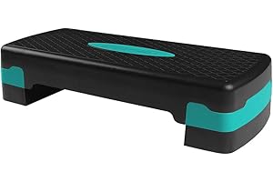 SportVida Step Planche d'aérobic – Stepper pour entraînement à la maison – Stepper Fitness – Équipement de fitness pour salle de sport – Step Bench réglable en hauteur – Nombreuses variantes