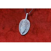 Amulett aus einem Teelöffel Friesenmuster - Schmuck Silberbesteck