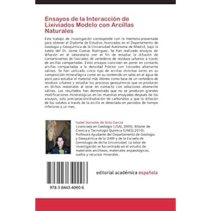 Ensayos de la Interacción de Lixiviados Modelo con Arcillas Naturales: Diploma de Estudios Avanzados.