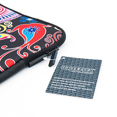 Caseflex Dell Inspiron 15 7000 Series 7537 Laptop Tasche Mehrfarbig Quallen Neopren Beutel H  lle