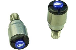 SCAR Sfiato Forcella SHOWA KAYABA Compatibile con YAMAHA HONDA KAWASAKI SUZUKI M5 0.8 - Blu