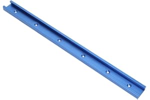 WALFRONT T Track Plantilla de Riel en Inglete de Riel en T Accesorio de Aluminio Jig de Riel con Ranura en T 800/1000/1220 mm Para Mesa de Enrutador Para Carpintería, Azul(1000MM)