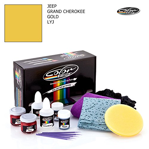 JEEP GRAND CHEROKEE / GOLD - LYJ / COLOR N DRIVE AUSBESSERUNGSLACK SET FÜR KRATZER UND STEINSCHLAGSPUREN AN IHREM AUTO / PRO PACK