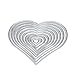 Produktbild VENMO Blume Herz Metall Schneiden stirbt Schablonen DIY Scrapbooking Prägepapier Karten Album Tagebuch Schablone (D)