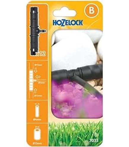 Hozelock REGOLATORE di Pressione Tubo da 4-13 MM IRRIGAZIONE Giardino Giardinaggio Esterno