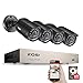 Produktbild ZOSI 720P HD Überwachungssystem 8CH HDMI DVR Recorder mit 4 x 720P 1 MP Tag Nacht Überwachungskamera Set Sicherheitskamera System 1TB Festplatte, 20M Nachtsicht, 3,6mm Linse